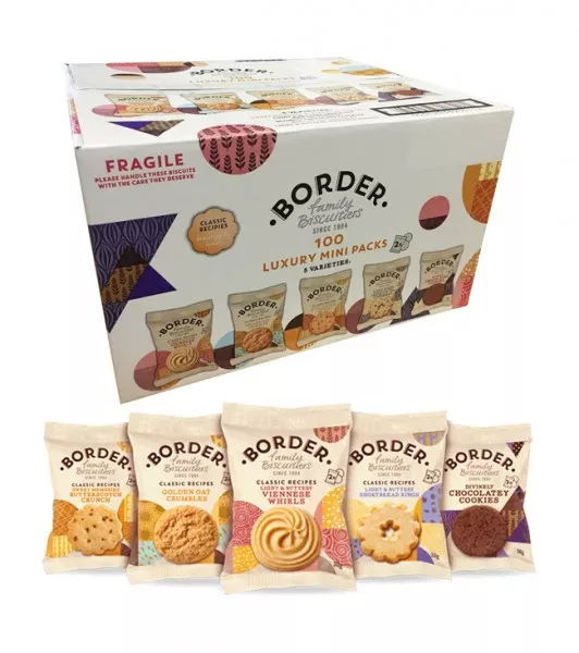 Borders Biscuits - 100 Twin Packs